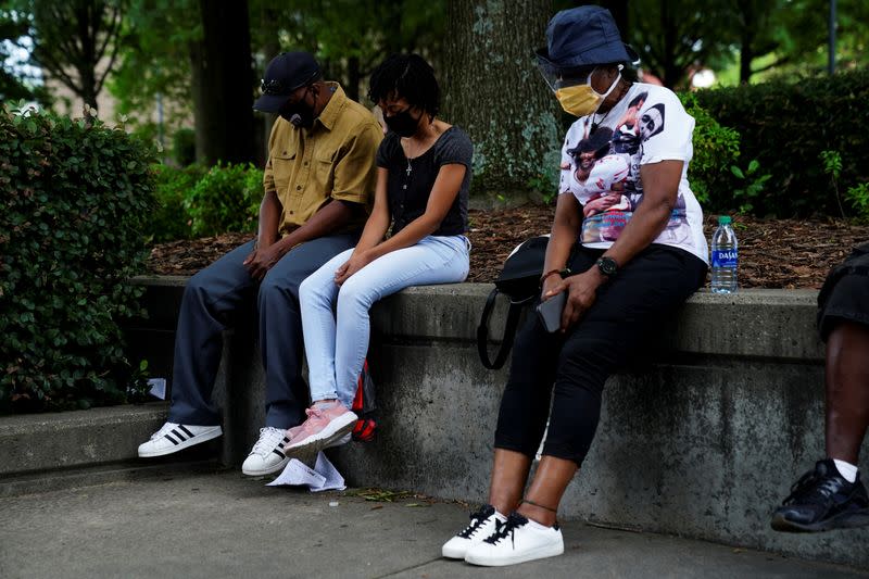 Funeral for Rayshard Brooks, the Black man shot dead by an Atlanta police officer, at Ebenezer Baptist Church in Atlanta