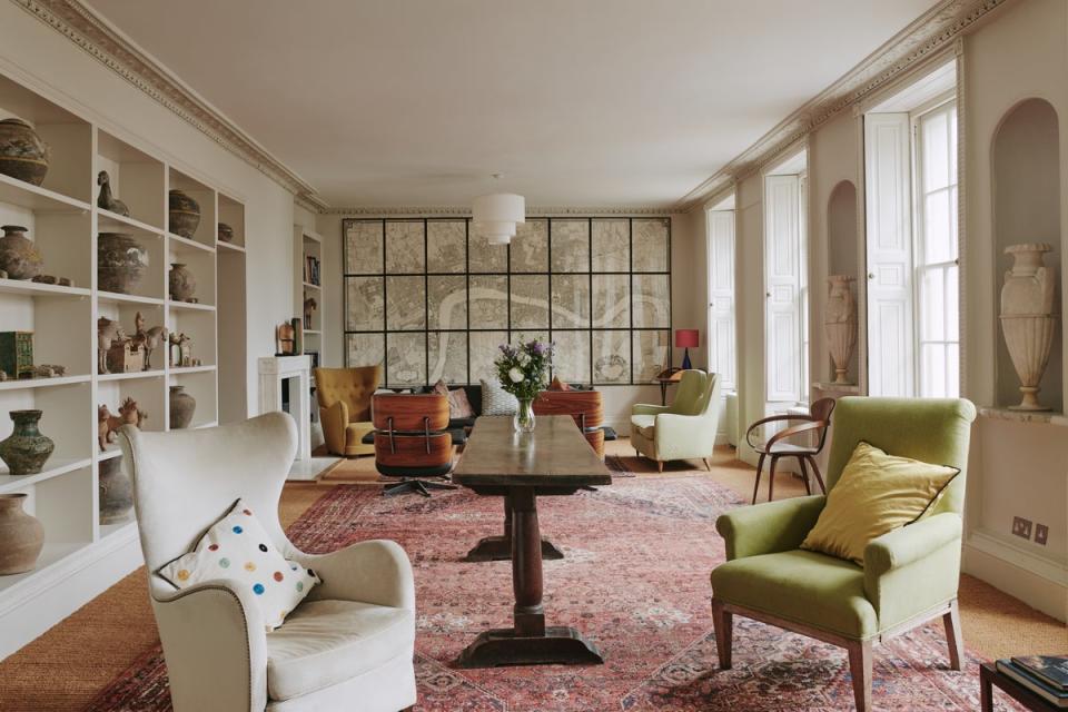 The interiors of Nelson Dock House in Rotherhithe. Guide price of £4.7 million (Savills) (Savills)