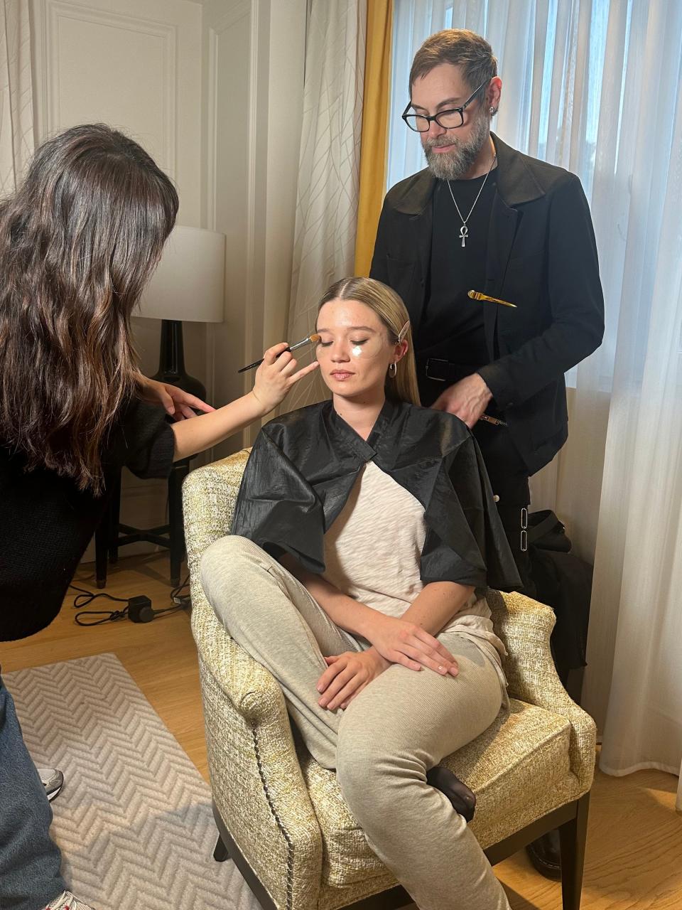 Rain Spencer Gets Ready with Teen Vogue for Coperni's Paris Fashion Week Show