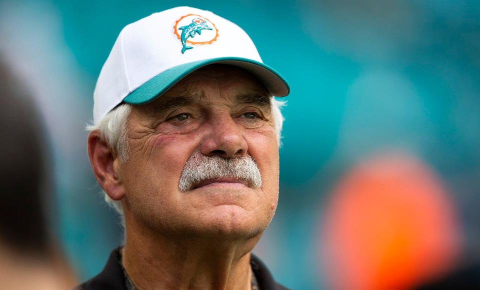 Miami Dolphins Larry Csonka at Hard Rock Stadium in Miami Gardens, Florida on December 2, 2018. [ALLEN EYESTONE/The Palm Beach Post]