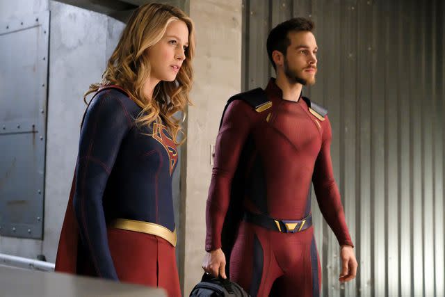 Bettina Strauss/The CW Melissa Benoist and Chris Wood on 'Supergirl'