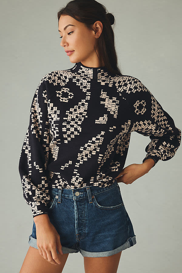 <p><a href="https://go.redirectingat.com?id=74968X1596630&url=https%3A%2F%2Fwww.anthropologie.com%2Fshop%2Fthe-beatriz-mock-neck-sweater2&sref=https%3A%2F%2Fwww.townandcountrymag.com%2Fsociety%2Ftradition%2Fg34374429%2Fprincess-diana-statement-sweater-photos%2F" rel="nofollow noopener" target="_blank" data-ylk="slk:Shop Now;elm:context_link;itc:0;sec:content-canvas" class="link ">Shop Now</a></p><p>The Beatriz Mock-Neck Sweater</p><p>anthropologie.com</p><p>$128.00</p>