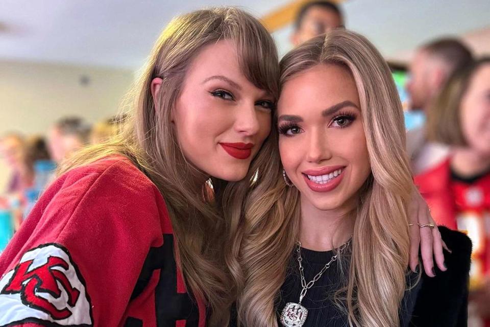 <p>Gracie Hunt/Instagram</p> Taylor Swift and Gracie Hunt in 2023