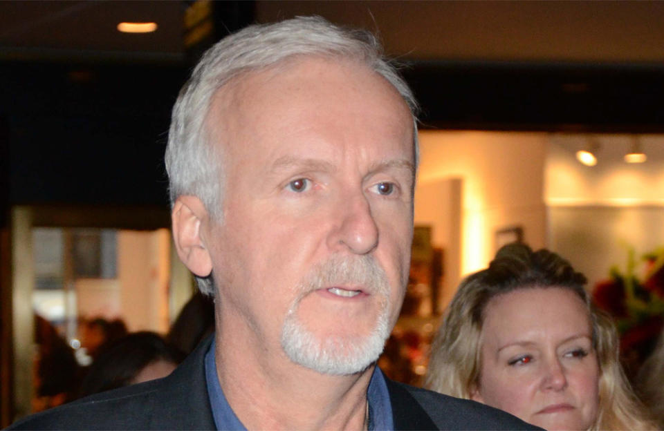 James Cameron et Linda Hamilton