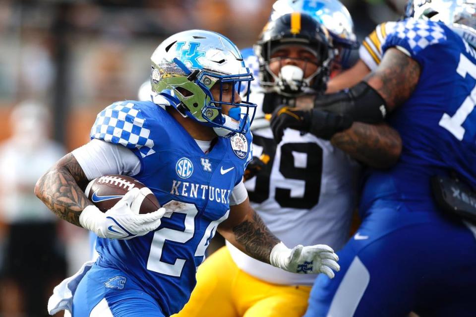 Kentucky’s Chris Rodriguez rushed for 1,379 yards and nine touchdowns last season as UK finished 10-3 and won the Citrus Bowl.