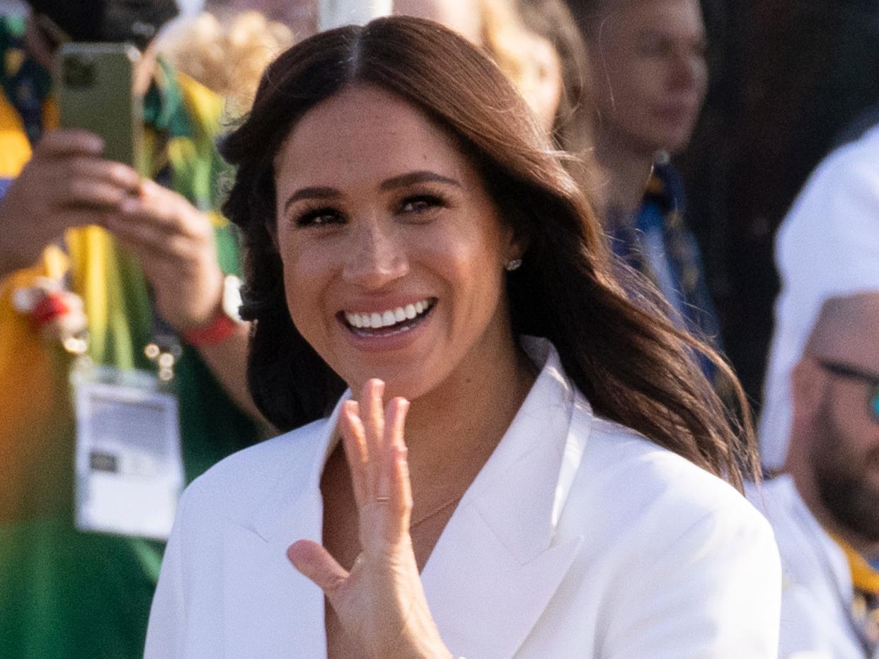 A picture of Meghan Markle smiling