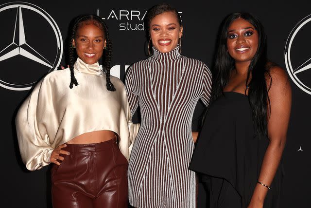 <p>Courtesy of Mercedes-Benz USA</p> Alicia Keys, Andra Day and Ayoni
