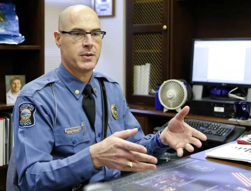 An advisory jury this week is pondering whether Kansas Highway Patrol superintendent Mark Bruce should have been returned to a lower rank when he resigned from the agency in 2019.