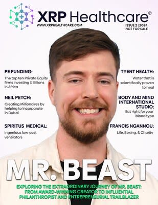 Mr. Beast, Humanitarian & Philanthropist, Graces Front Cover of XRP Healthcare Magazine: 2nd Issue (PRNewsfoto/XRP Healthcare)