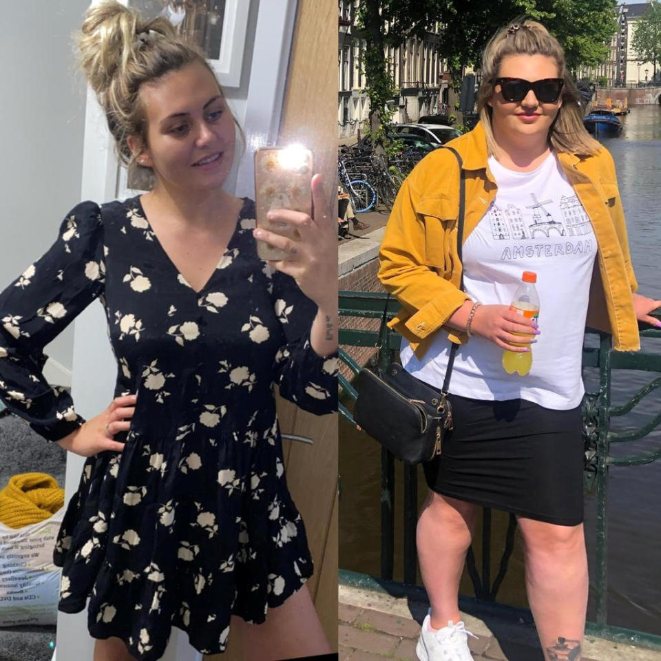 Poppy Stainsby says she's rediscovered her body confidence after overhauling her diet and fitness regime.  (SWNS)