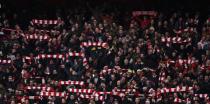 Football Soccer - Arsenal v Leicester City - Barclays Premier League - Emirates Stadium - 14/2/16 Arsenal fans Action Images via Reuters / Tony O'Brien Livepic