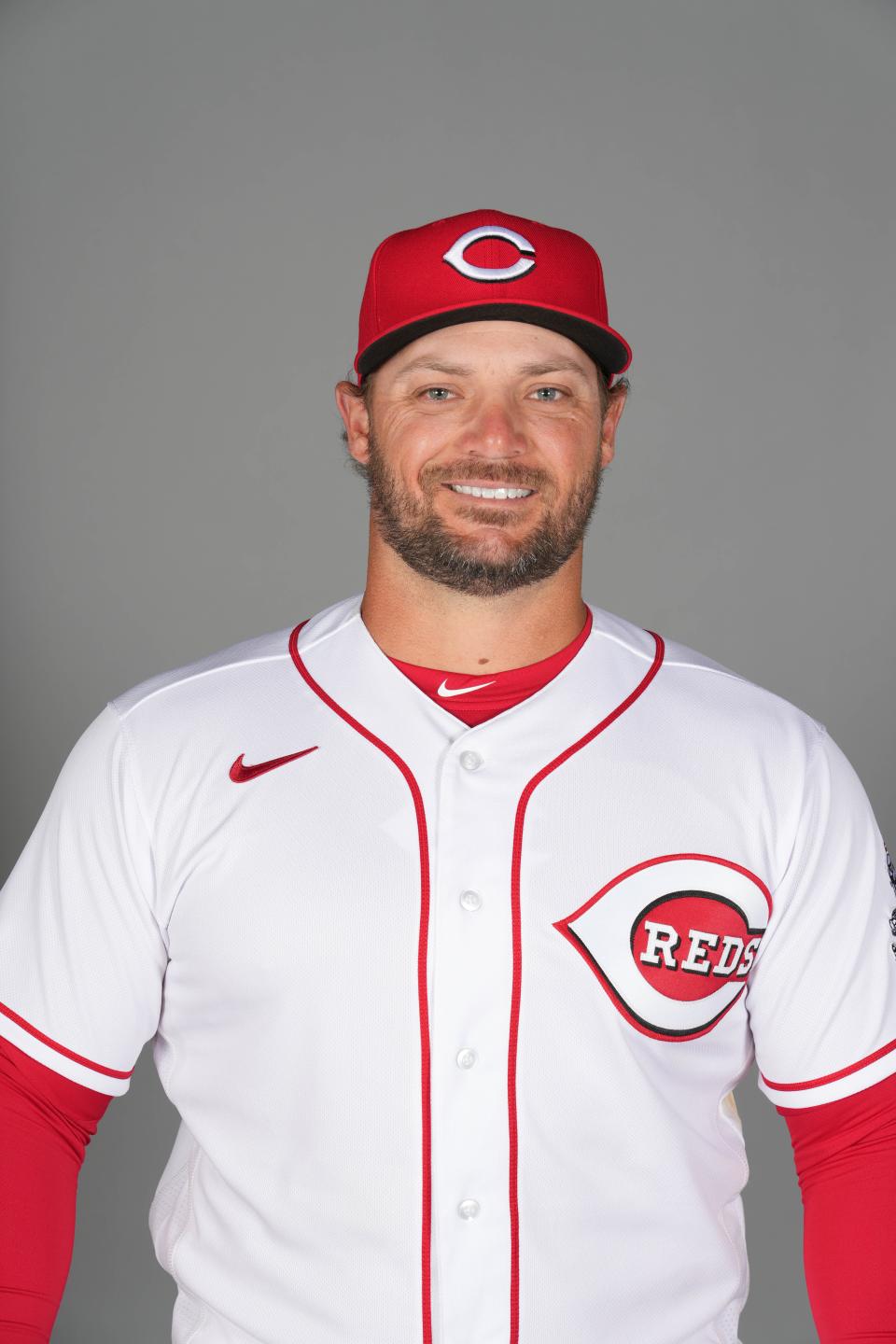 Brian Garman poses on Minor League Photo Day on March 16, 2022.