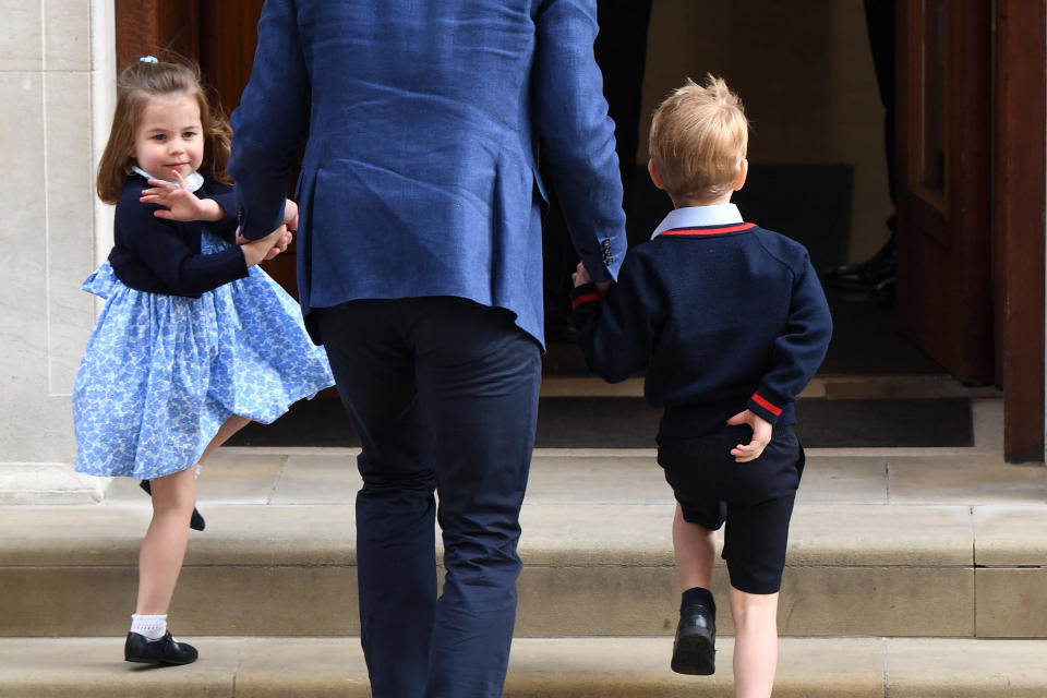 Charlotte playing it up for the cameras. (Photo: Samir Hussein via Getty Images)