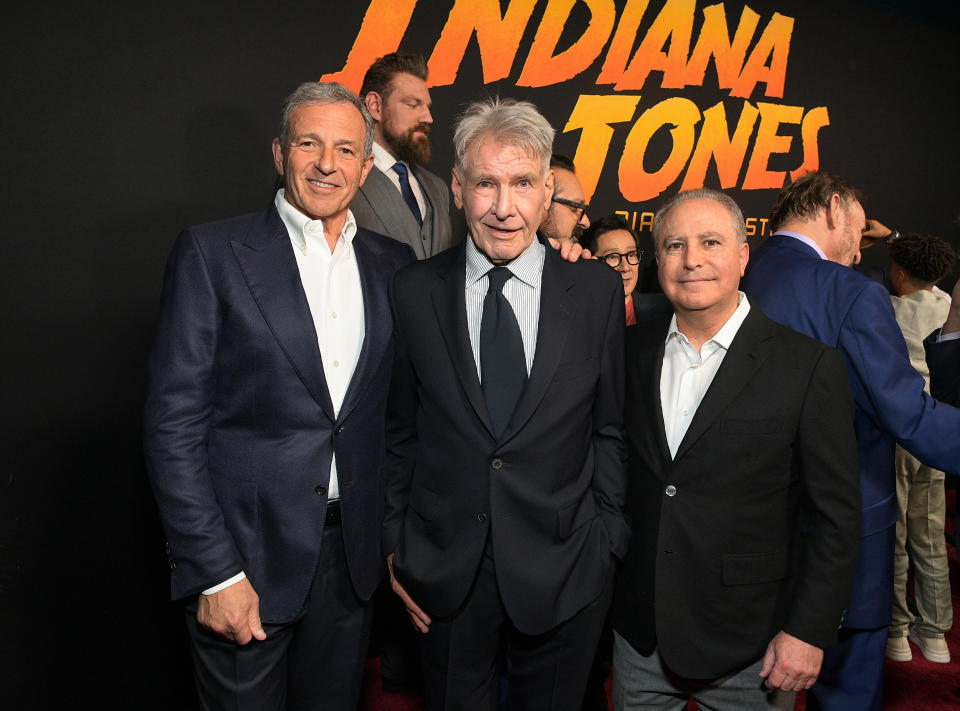 Bob Iger, Harrison Ford and Alan Bergman