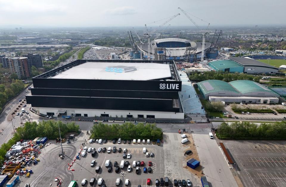 A view of the Co-op Live arena in Manchester (Peter Byrne/PA Wire)