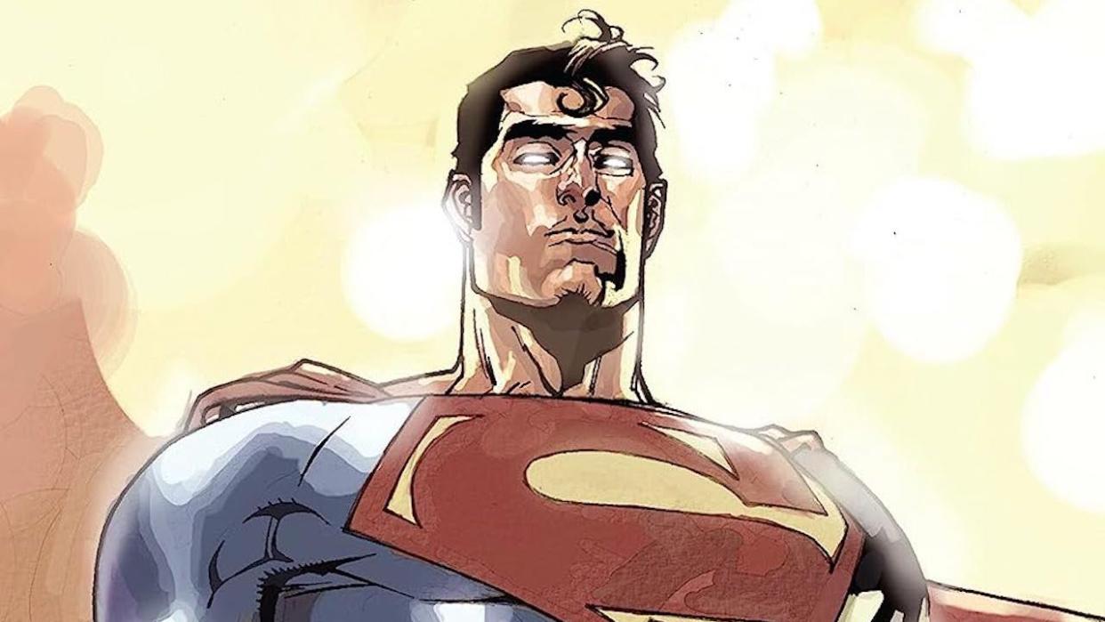  Superman on cover of Superman: Birthright Deluxe Edition. 