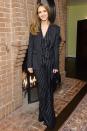 <p><strong>November </strong><strong>2016 </strong> Instead of opting for a simple shirt or lace cami, Jessica Alba wore a pinstriped three-piece suit.</p>