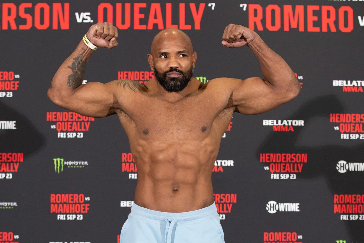 Bellator 285 weigh-ins results Benson Henderson, Yoel Romero, and the rest hit their marks