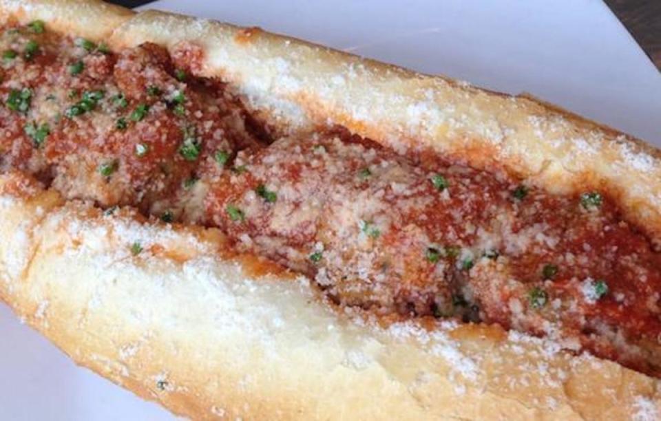 <p>This saucy slider employs beef brisket meatballs and savory Sunday gravy, <a href="https://www.thedailymeal.com/cook/reasons-grandma-was-best-cook?referrer=yahoo&category=beauty_food&include_utm=1&utm_medium=referral&utm_source=yahoo&utm_campaign=feed" rel="nofollow noopener" target="_blank" data-ylk="slk:just like Grandma used to make;elm:context_link;itc:0;sec:content-canvas" class="link ">just like Grandma used to make</a>. It comes straight from Lincoln Financial Field, home of the Philadelphia Eagles.</p> <p><a href="https://www.thedailymeal.com/recipes/beef-brisket-meatball-sandwich?referrer=yahoo&category=beauty_food&include_utm=1&utm_medium=referral&utm_source=yahoo&utm_campaign=feed" rel="nofollow noopener" target="_blank" data-ylk="slk:For the Beef Brisket Meatball Slider Recipe, click here.;elm:context_link;itc:0;sec:content-canvas" class="link ">For the Beef Brisket Meatball Slider Recipe, click here.</a></p>