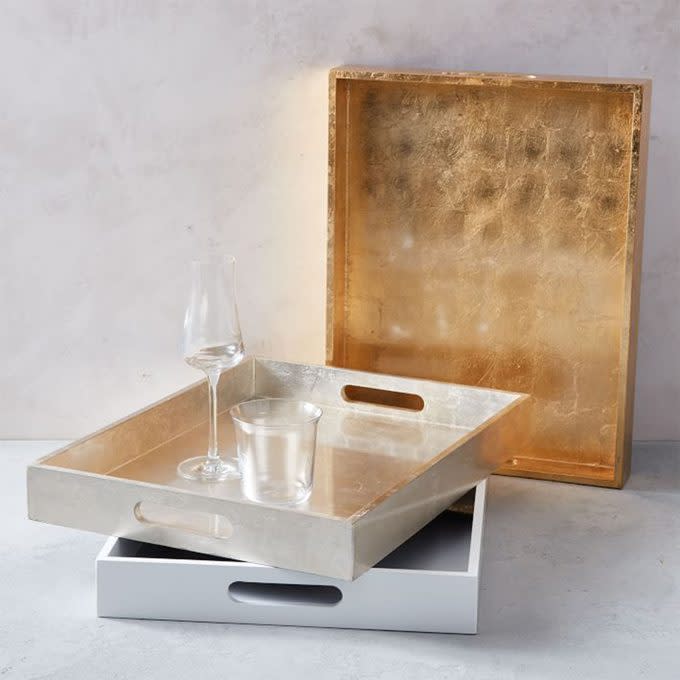 West Elm Lacquer Wood Trays