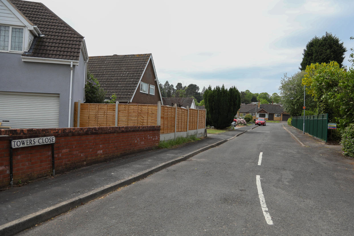 A man died after suffering chainsaw injuries at his home in Kidderminster, Worcestershire, on Friday (SWNS)