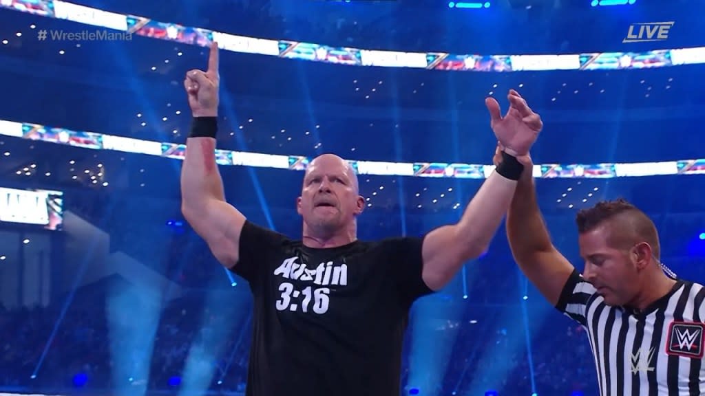 Steve Austin WWE WrestleMania 38