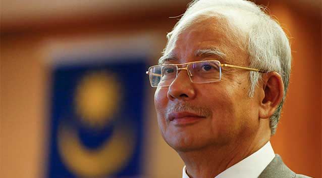 Malaysian Prime Minister Najib Razak pauses during a government event in Putrajaya, Malaysia. Photo: AP