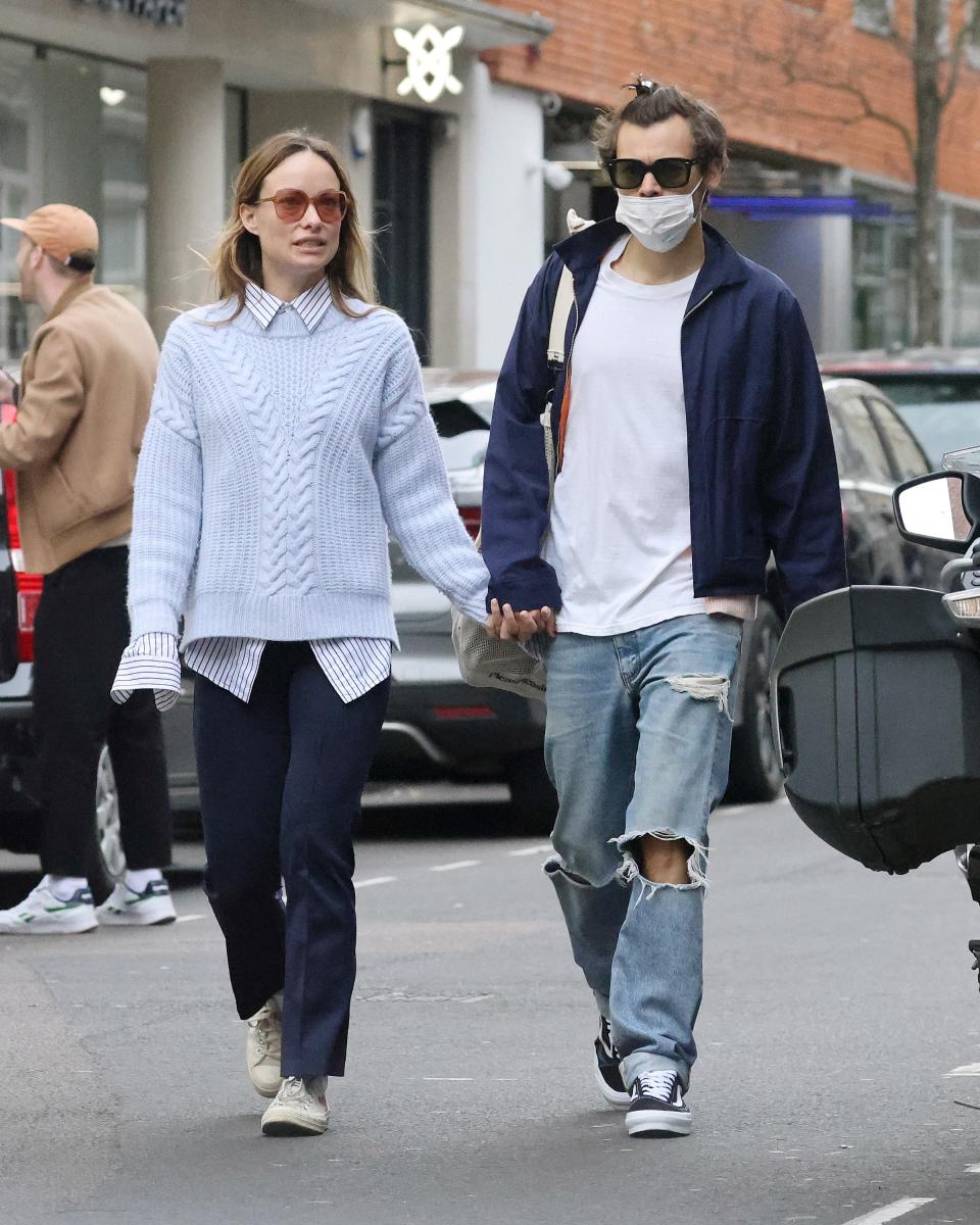 Wilde and Styles in London on March 15, 2022