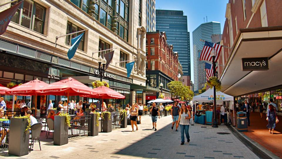 commercial street in Boston