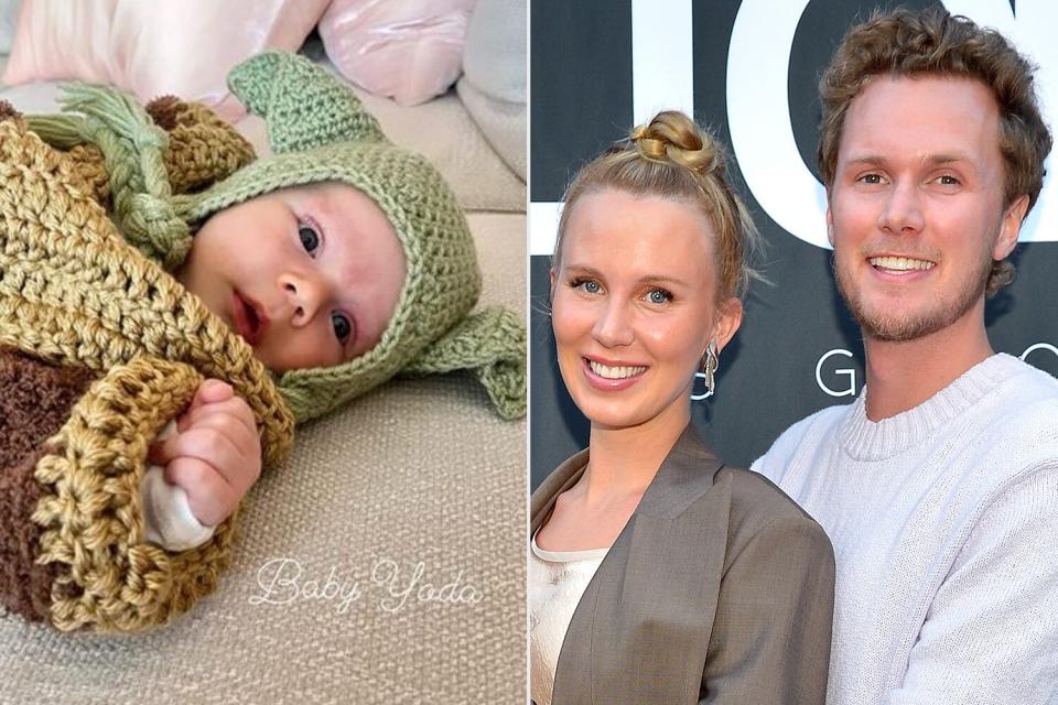 Tessa Hilton Shares Son Caspian's First Halloween Costume, Baby Yoda