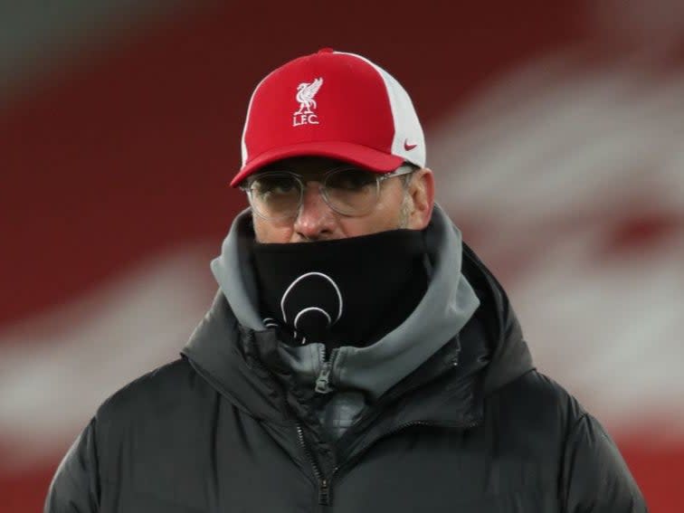 Jurgen Klopp responds to defeat to Burnley (POOL/AFP)