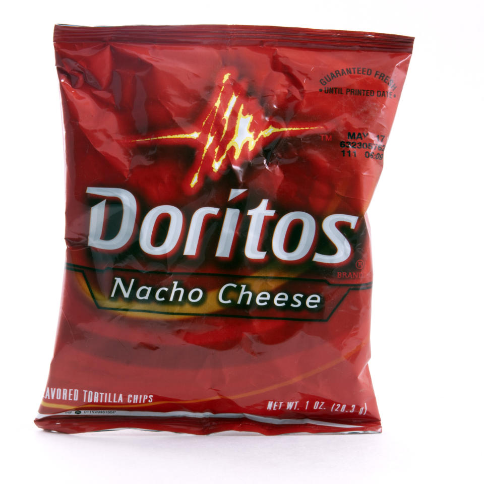 a doritos bag