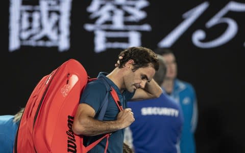 Federer - Federer was unable to capitalise on any of his 12 break point opportunities - Credit: Getty Images