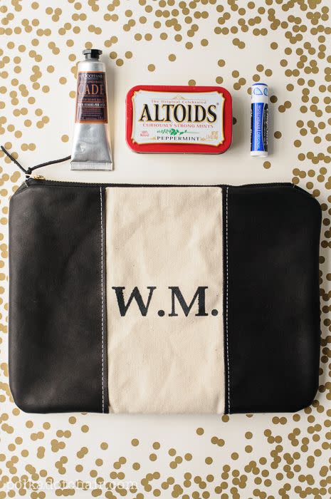 <p>If your father is a frequent flier, he will definitely get good use out of this toiletry bag.</p><p><strong>Get the tutorial at <a href="https://www.polkadotchair.com/monogrammed-leather-dopp-kit-tutorial/" rel="nofollow noopener" target="_blank" data-ylk="slk:Polkadot Chair;elm:context_link;itc:0;sec:content-canvas" class="link ">Polkadot Chair</a>.</strong></p><p><strong><a class="link " href="https://www.amazon.com/Simpli-Magic-79196-Canvas-Drop-Cloth/dp/B07RT6SPCS?tag=syn-yahoo-20&ascsubtag=%5Bartid%7C10050.g.1171%5Bsrc%7Cyahoo-us" rel="nofollow noopener" target="_blank" data-ylk="slk:Shop Now;elm:context_link;itc:0;sec:content-canvas">Shop Now</a><br></strong></p>