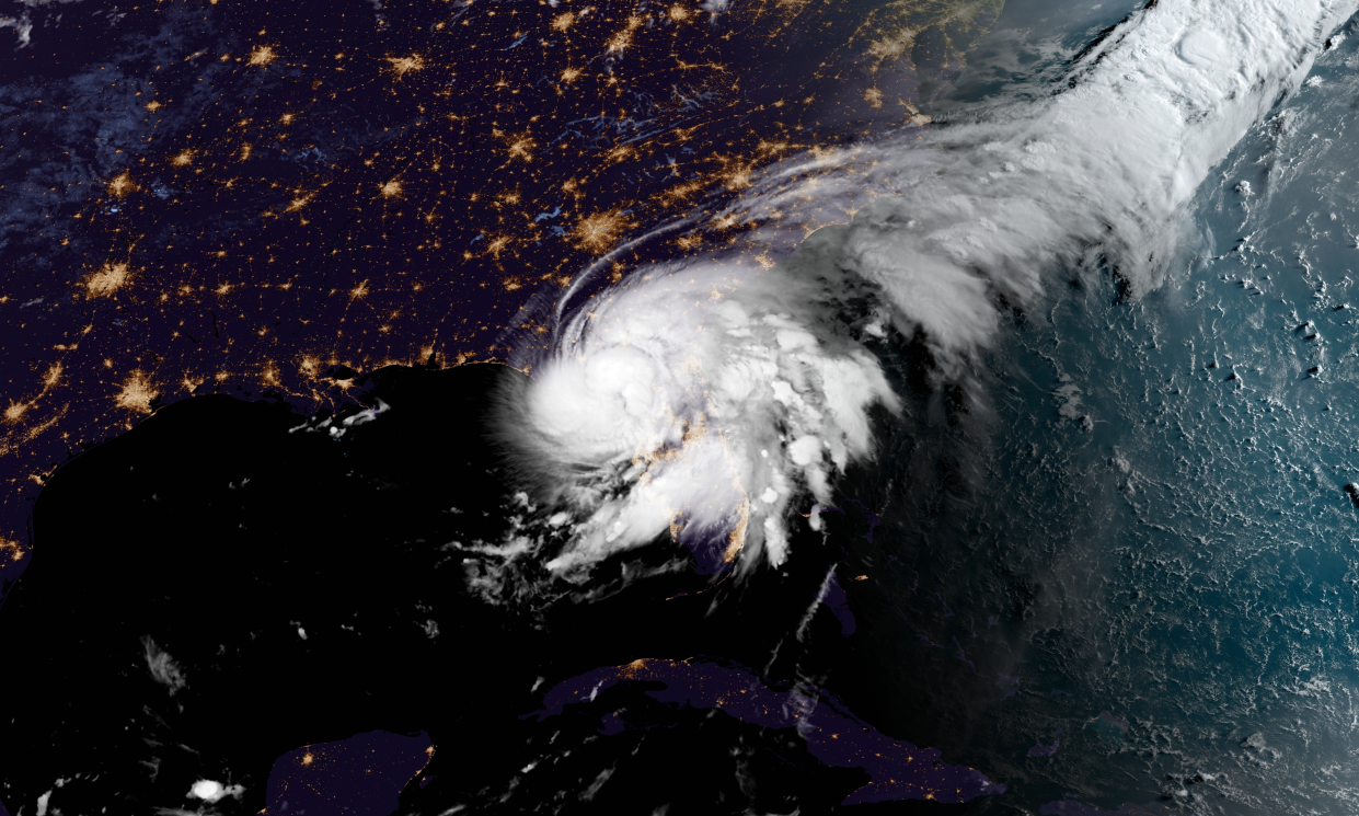 Hurricane Debby, a category 1 storm, made landfall in Florida Monday morning (CIRA)