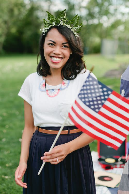 DIY Swag Flag Necklace