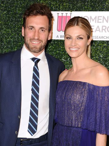 <p>Jason LaVeris/FilmMagic</p> Jarret Stoll and Erin Andrews at a red carpet event in Beverly Hills, California, in February 2017.