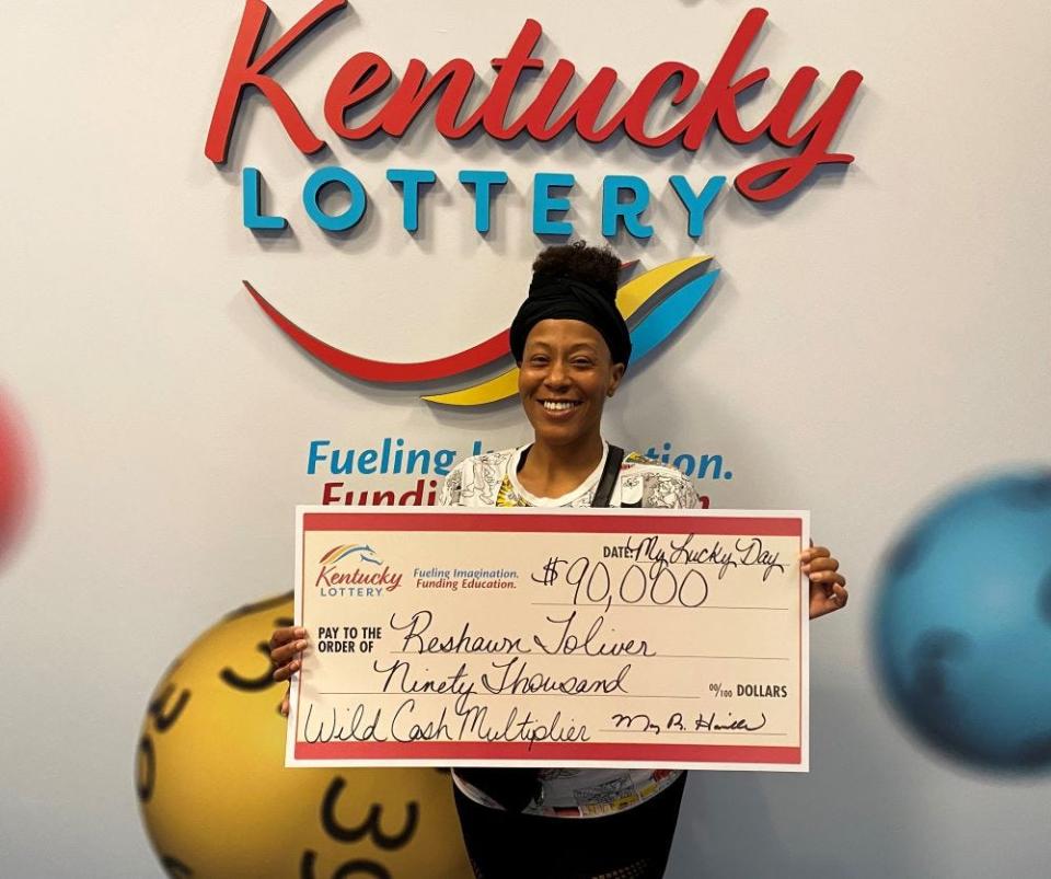 Reshawn Toliver, a Kentucky woman, won $90,000 on a scratch-off and quit her job.