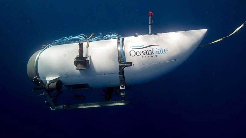 PHOTO: In this undated file photo, the Titan submersible, operated by OceanGate Expeditions to explore the wreckage of the sunken SS Titanic, is shown. (EyePress News via Shutterstock, FILE)