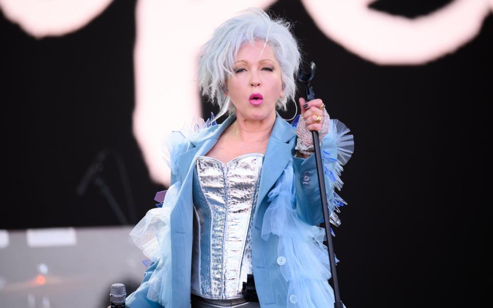 Cyndi Lauper at Glastonbury