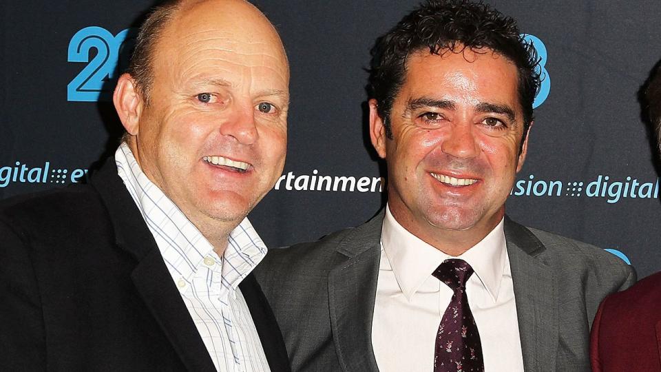 Pictured here, former close mates Billy Brownless and Garry Lyon.