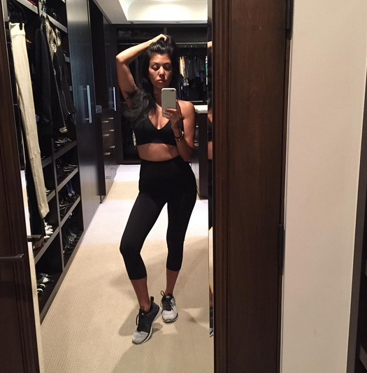 Kourtney Kardashian’s LA Home And that wardrobe… [Photo: Instagram/Kourtney Kardashian]