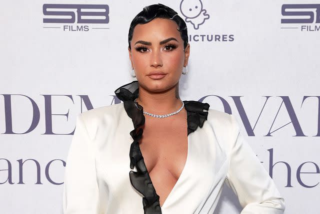 Rich Fury/Getty Demi Lovato in March 2021