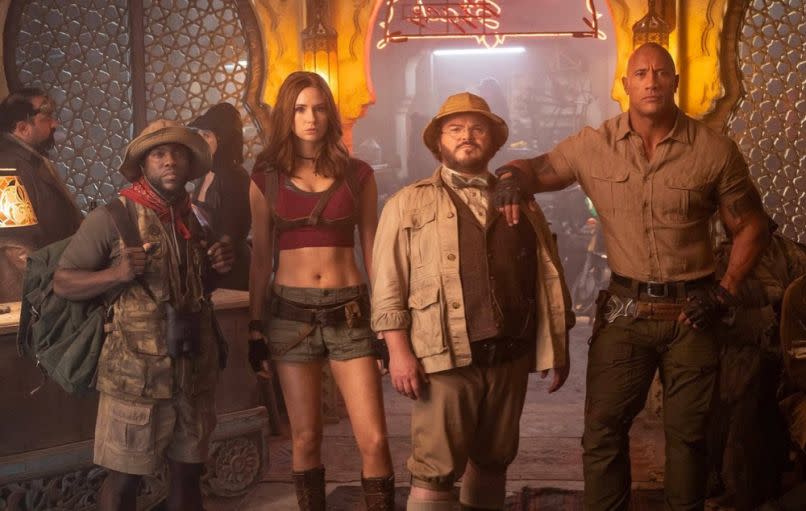 Jumanji: The Next Level, Sony, Dwyane Johnson, Kevin Hart, Jack Black, Karen Gillan