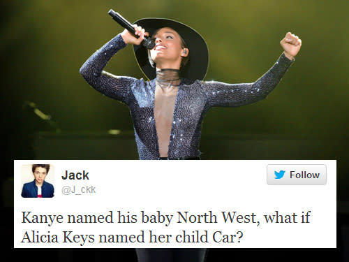 Kanye West & Kim Kardashian Name Baby Girl North West: Twitter's 12 Funniest Jokes