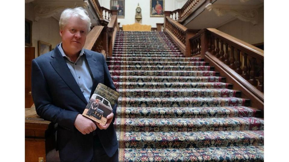 Charles Spencer at his home, Althorp House