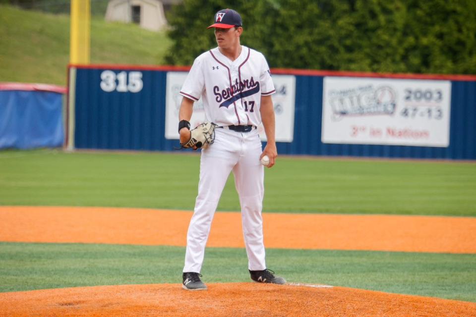 With a uniform on his back, Coltin Reynolds' dream of making a living as a baseball player is still alive.