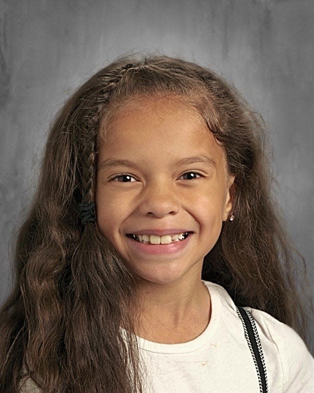 Gianna River, a second grader at Honey Creek School, won third place in the Grades 2-3 category of the 41st Martin Luther King Jr. Essay contest, announced in January 2024.