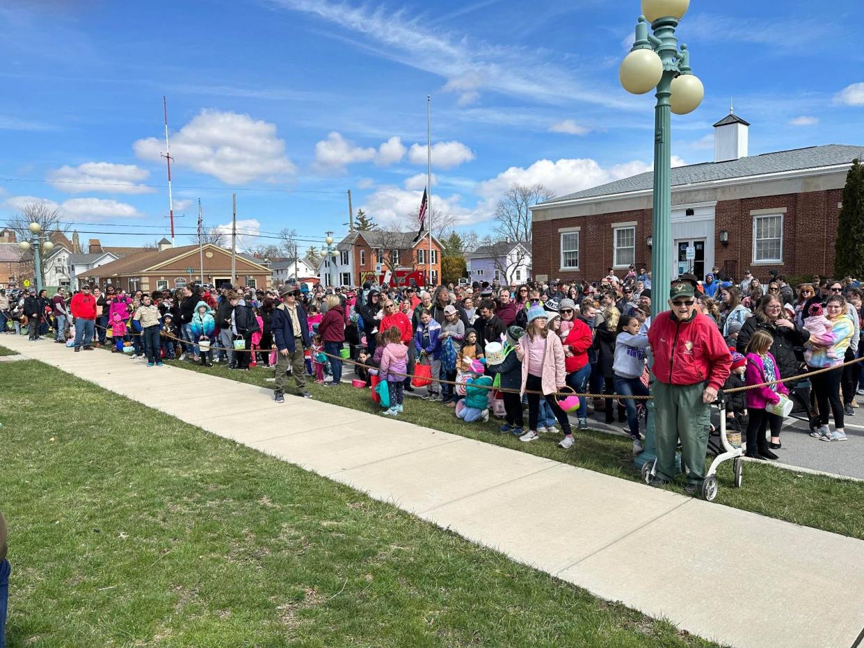 The Oak Harbor Area Chamber of Commerce held its annual Easter Egg Hunt on April 2 and 400 children attended.