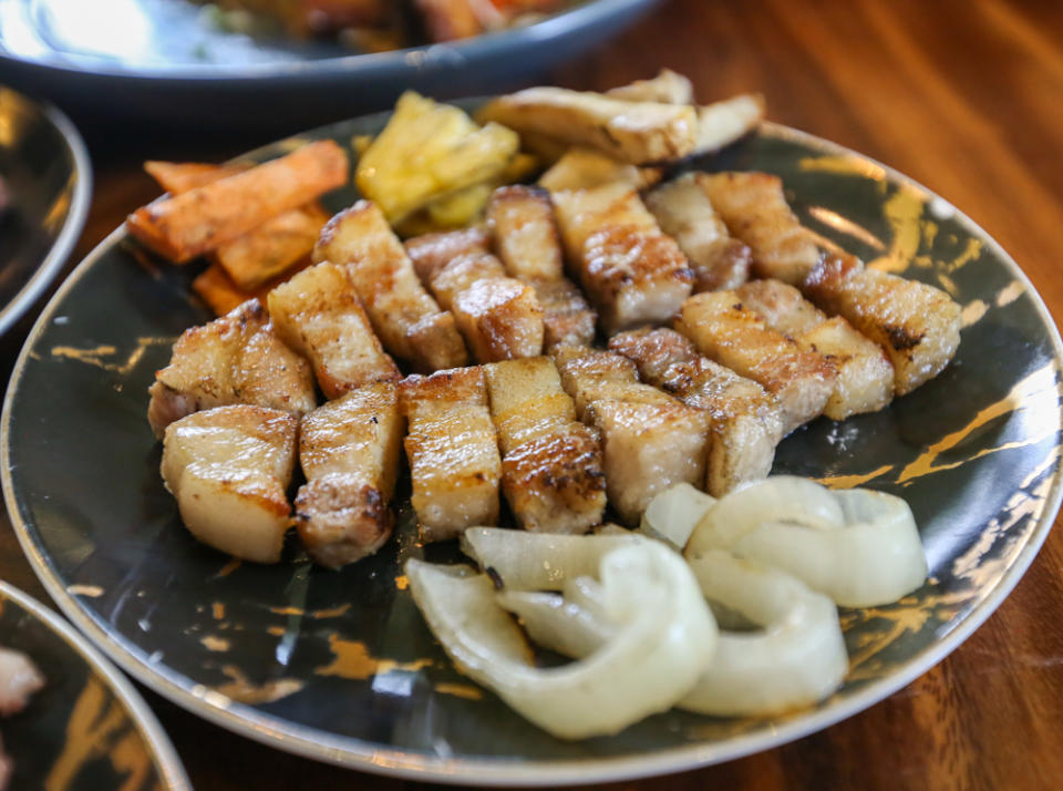 chingu @ the oval - pork belly